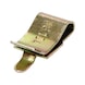 META CLIP 盖板支撑，40 mm，镀锌（黄色） - 用于 META CLIP 插架的盖板座 - 1