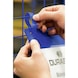 Documenthoes met lipjes, A4, staand, donkerblauw, PU: verpakking van 50 - Documenthoezen - 2