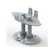 META Clip double adjustable foot galvanised - Adjustable foot for META CLIP plug-in rack - 3