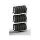 Etag. à pneus META S3 av. 3 niv. stockage étag. base 2000x1000x400 mm, galv. - Etagère à pneus META CLIP® S3 - 3