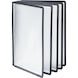 DURABLE clear view panels, single colour: black , PU = 5 pcs for DIN A4 format - Clear view panels - 1