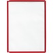 Pochettes transp. DURABLE, une seule couleur : rouge, PU=5 pcs pr format DIN A4 - Pochettes transparentes - 2