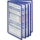 Pochettes transparentes DURABLE, format 5x A4, couleur bleu - Pochettes transparentes - 1