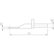 TESA Messeinsatz aus VHM-2 mm Kugeldurchmesser - Messtaster in Kugelform - 2