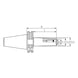 ORION Werkzeugaufnahme für Einschraubfräser SK50 M12 Länge 100 mm Form AD - Werkzeugaufnahmen für Einschraubfräser - 2
