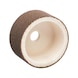 ORION 杯形砂轮，100x50x20 毫米，白色刚玉，粒度 60，ISO 525 - 杯形砂轮 - 1