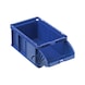 W-KLT Lagerboxen Abmessungen: 300 x 200 x 150 mm Farbe RAL 5022 nachtblau - W-KLT® Lagerboxen mit Frontklappe - 6