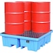 收集盘，PE，用于 200 升的大桶，1220x1220x390 mm，收集容量 250 升 - 用于 200 升圆桶的收集盘 - 2