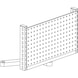 Swivel arm with frame and perforated rear wall - 2