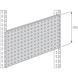 HK 孔板后面板，宽 655 mm，用于 HK 工作台结构 - 多孔金属板后面板 - 2