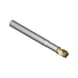 ORION SC torus milling cutter TiAlN T4, 5.0 x 54 mm, R=0.5 mm, shaft HA - Solid carbide HSC torus milling cutter - 2