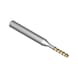 ATORN 整体硬质合金立铣刀 T3，长款，HA，3.0 x 15 x 21 x 64 毫米，普通型 - 整体硬质合金立铣刀 - 2