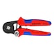 KNIPEX crimping tool 180&nbsp;mm for wire end ferrules, self-adjust, hexag. press - Crimping tool for wire end ferrules 0.08-16 mm - 1