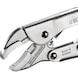 KNIPEX locking pliers, 180 mm - Straight locking pliers with release lever - 3