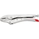 KNIPEX locking pliers, 180 mm - Straight locking pliers with release lever - 1