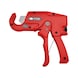 KNIPEX pipe cutter 185 mm with lever transmission. - Pipe cutter made of aluminium high-pressure die casting - 1