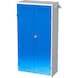 HK accu-oplaadkast, geh. metalen deuren, 1950x1000x500 mm, 4 lb. RAL 7035/5010 - Accu-oplaadkast met massief plaatmetalen deuren - 3