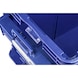 W-KLT Lagerboxen Abmessungen: 300 x 200 x 150 mm Farbe RAL 5022 nachtblau - W-KLT® Lagerboxen mit Frontklappe - 10