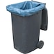 Bolsa residuos, azul, se adapta a cubos de basura de 240 l, caja: 100&nbsp;unidades - Bolsa de residuos para cubos de 240-l - 2