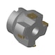 ATORN Eckmesserkopf für VCGT220530 80,0 mm Z=4 - Tauchfräser für NE-Metalle und Kunststoffe - 3
