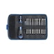 Adaptador puntas portátil ATORN, 13 piezas, con hojas de 90 mm, en bolsa textil - Set de adaptadores de puntas de mano, 13 piezas - 1