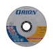 Disco de corte INOX ORION 125x1
