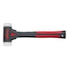 WIHA FibreBuzz soft-face hammer 40 mm with fibreglass handle - FibreBuzz soft-face hammer - 1