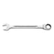 Ratchet combination wrench, straight - 1