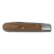 ORION chowany i blokowany nóż do kabli z drewnianym uchwytem - Nóż do kabli z drewnianym uchwytem - 3