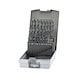 ATORN 麻花钻套件 N HSS DIN 338 直径 1.0-10.0 毫米，递增量 0.5 毫米，盒装