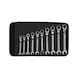 ATORN ratchet combination spanner set 10&nbsp;pcs with reversing lever in tool roll - Ratchet combination wrench set consisting of 10 pieces - 1