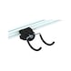 CLIP-O-FLEX (R) tool hook, type R, 30 mm, black, PVC coated