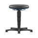 bimos all-round stool, 5-star base, glide runners, blue ring, syn. leath. seat