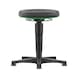 bimos all-round stool, 5-star base, glide runners, green ring, Supertec seat