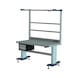 CLIP-O-FLEX height-adj. workplace, w. attachment and drawer block, height 790 mm - Height-adjustable system workstation - 1