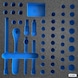 ATORN empty hard foam insert, suitable for socket assortments with 49 pcs