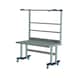 CLIP-O-FLEX mob. seat. sys. workstation w. attachment, drawer block, H 740 mm - Mobile seated system workstation - 1