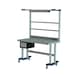 CLIP-O-FLEX mobile standing system workstation with lighting and drawer block - Mobile standing system workstation - 1