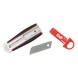 WEDO couteau utilitaire de sécurité Long Blade 18 mm - Couteau utilitaire de sécurité, cutter de sécurité Long Blade - 2