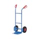 FETRA sack truck with PU tyres shovel 320x250 mm load capacity 150 kg - Sack truck with push handles - 1