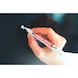 EDDING e-8046 ready white permanent marker, wedge tip 1-3 mm in box - e-8046 ready white industry pen - 2