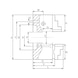 RÖHM mandrin serr. couronne DURO-M 3 mors 160 DIN 6350 BVV fixation par l'avant - Mandrin de tours à spirale plate DURO-M DIN 6350 BVV - 2