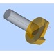 ATORN vlakfrees HM kop diam. 30,0 mm snijkant voor fijnslijpen - Volhardmetalen vlakfrees - 2