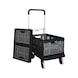 Platform trolley folding, aluminium plastic, load capacity 120 kg - Folding aluminium-plastic platform trolley - 2