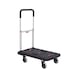 Platform trolley folding, aluminium plastic, load capacity 120 kg - Folding aluminium-plastic platform trolley - 1