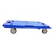 Plastic transport dolly, expandable, load capacity 150 kg - Plastic transport dolly, expandable, load capacity 150 kg - 1