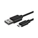 ANSMANN Micro-USB Ladekabel 100 cm - Micro-USB Ladekabel - 1