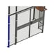 Start or end posts TS height (H) 2200mm incl. sleeve anchor - Start or end upright posts of the partition wall system - 2