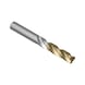 ATORN 3 刃整体硬质合金钻，直径 7.5 毫米，TiN - 整体硬质合金钻头，3 刃，3xD TiN，不带内部冷却功能 - 2