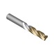 ATORN 3-blade solid carbide drill, diameter 10.2&nbsp;mm, TiN - solid carbide drill bit, 3-edge, 3xD TiN without internal cooling - 2